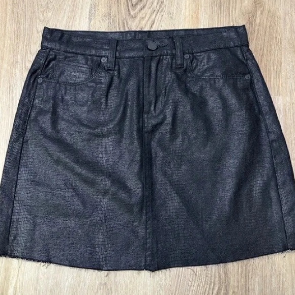 Black Denim Skirt - Picture 1 of 1